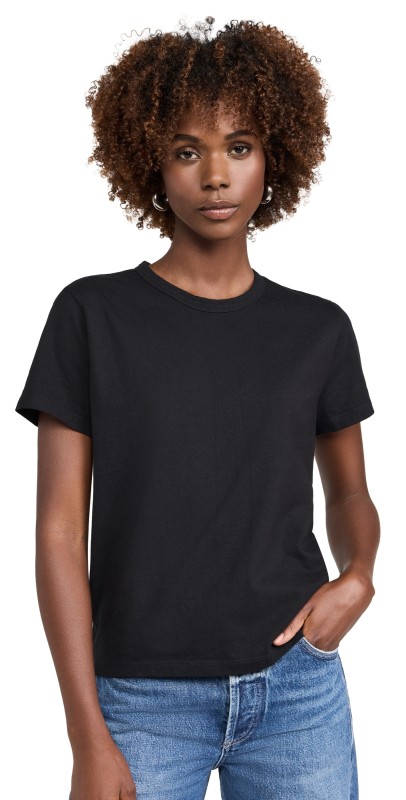 Madewell Perfect Crewneck Tee Eyelet White