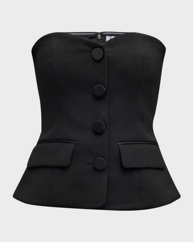 Arlette Fitted Bustier Top
