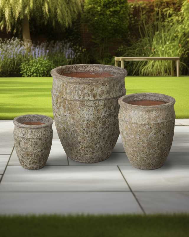 Graphic Design Planters, Set of 3