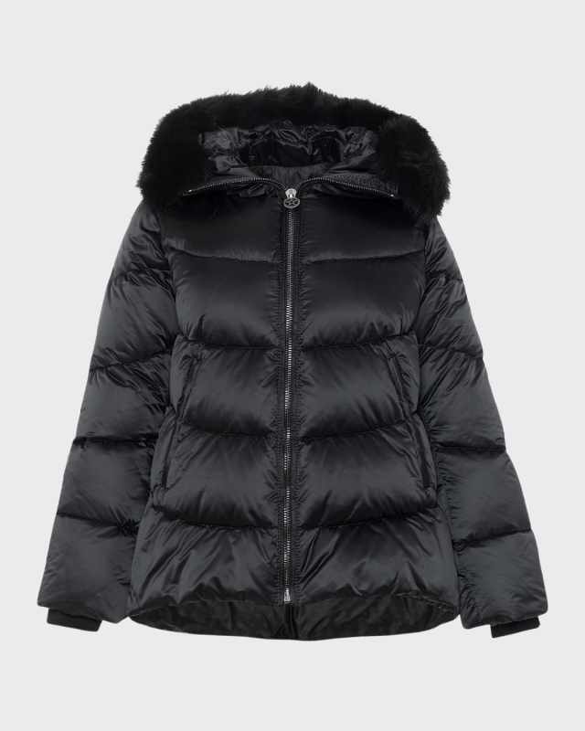 Apres-Ski Jacket With Detachable Toscana Lamb Shearling Hood Tri