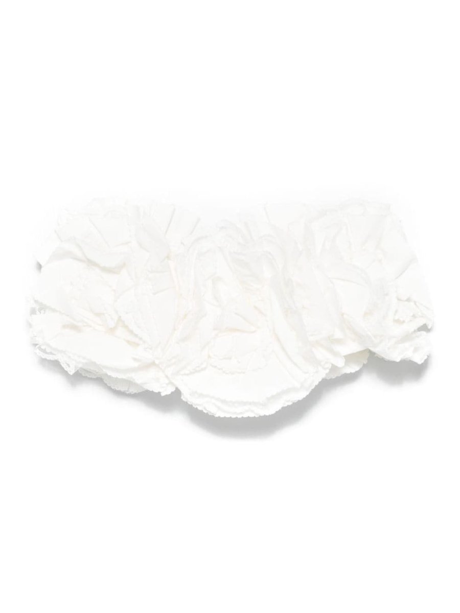 floral-appliqué collar
