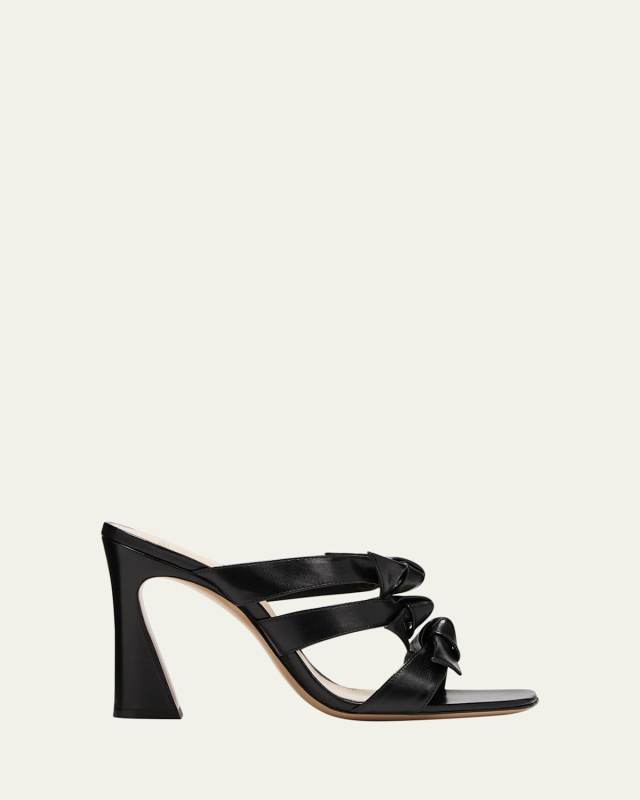 Lolita Triple-Knot Leather Slide Sandals