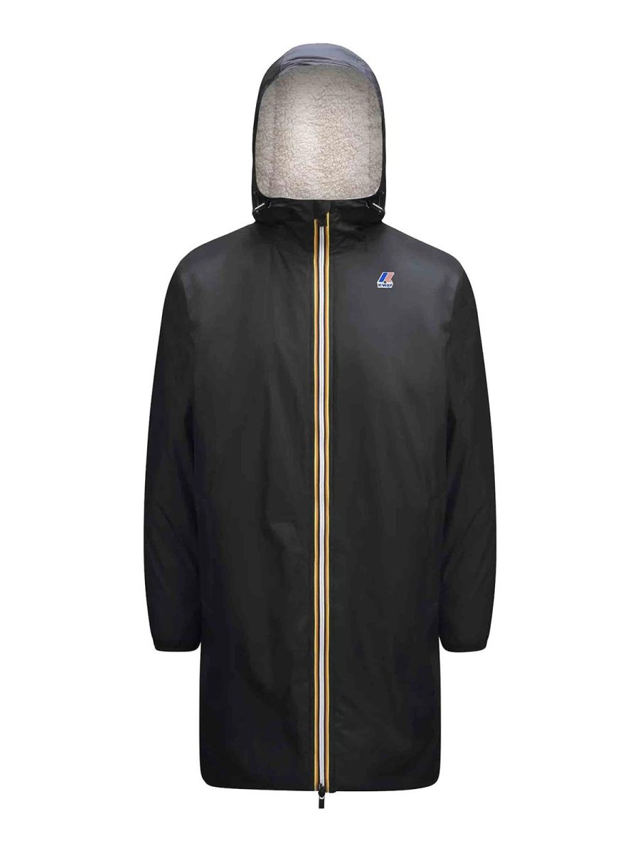 k-way Manteau En Fourrure - Noir