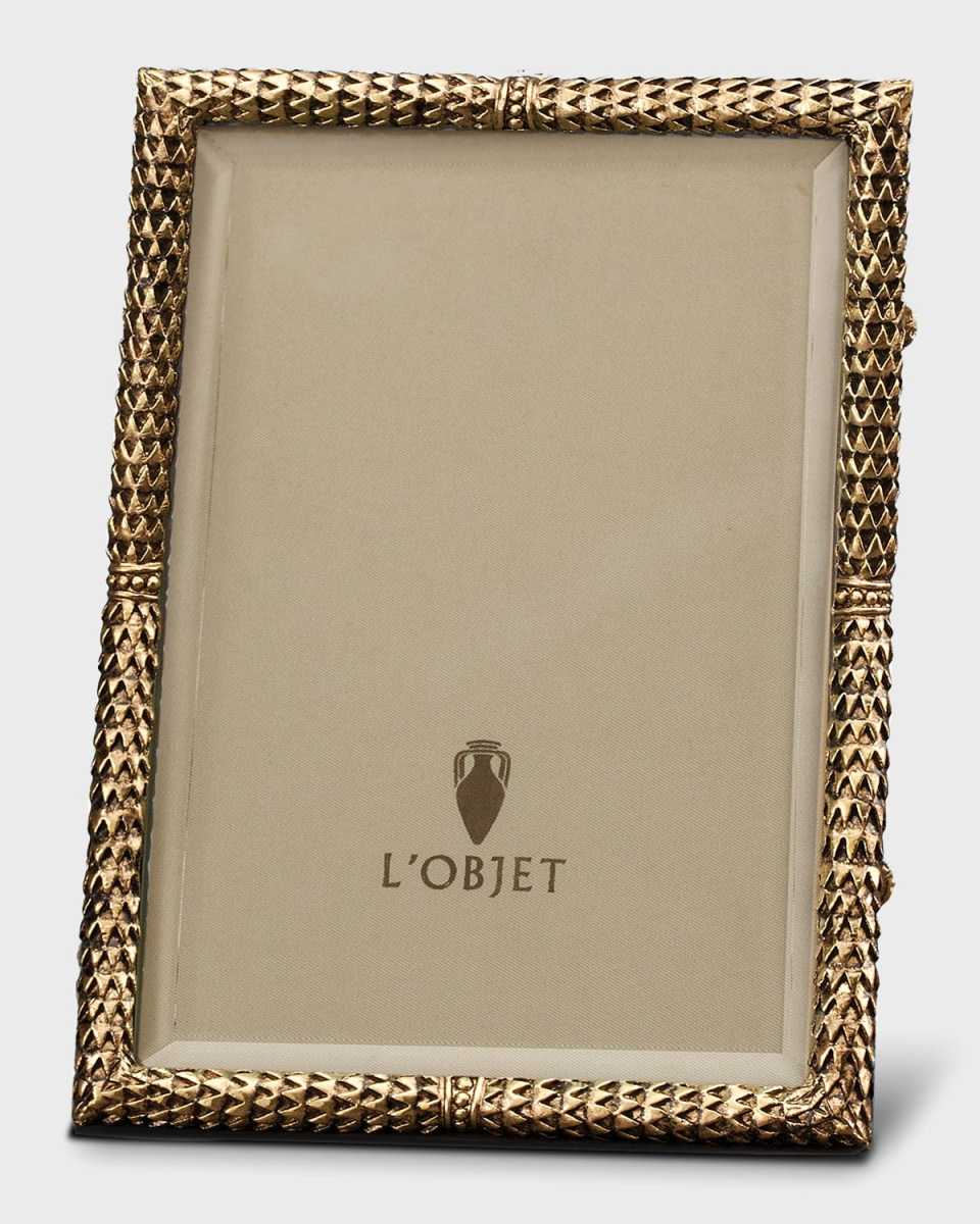 Scales 24k Gold-Plated Picture Frame, 4" x 6"