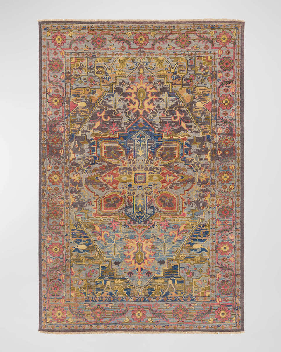 Cappadocia Sage Hand-Knotted Rug, 4' x 6'