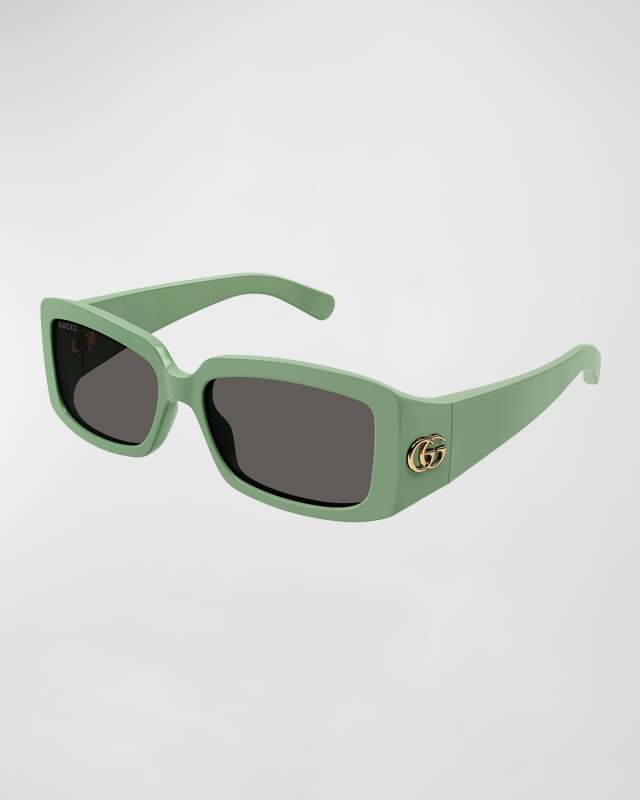 GG Plastic Rectangle Sunglasses