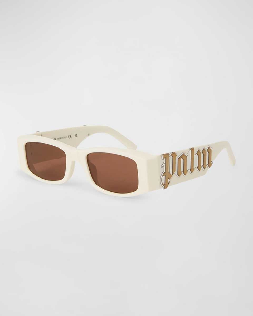 Angel Acetate & Metal Rectangle Sunglasses
