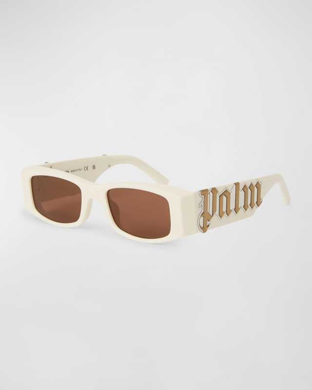 Angel Acetate & Metal Rectangle Sunglasses