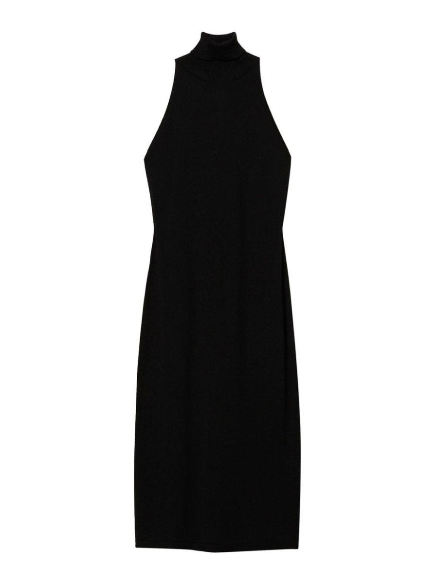 Twinset Robe Au Genou - Noir