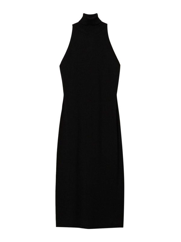 Twinset Robe Au Genou - Noir