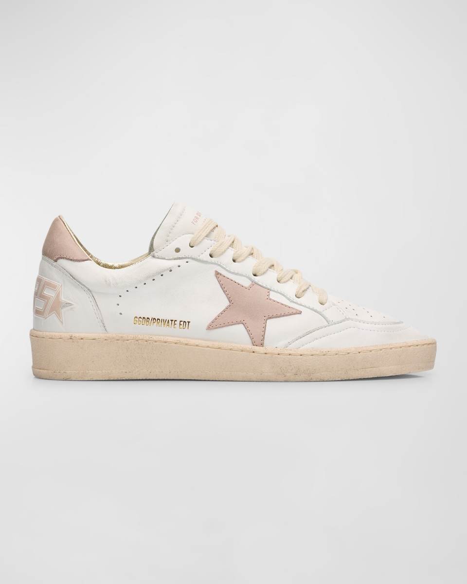 Ball Star Low-Top Leather Sneakers