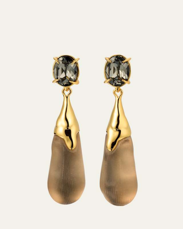 Bonbon Crystal Small Teardrop Earrings