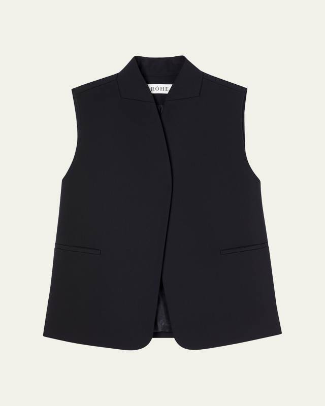 Boxy Sleeveless Jacket