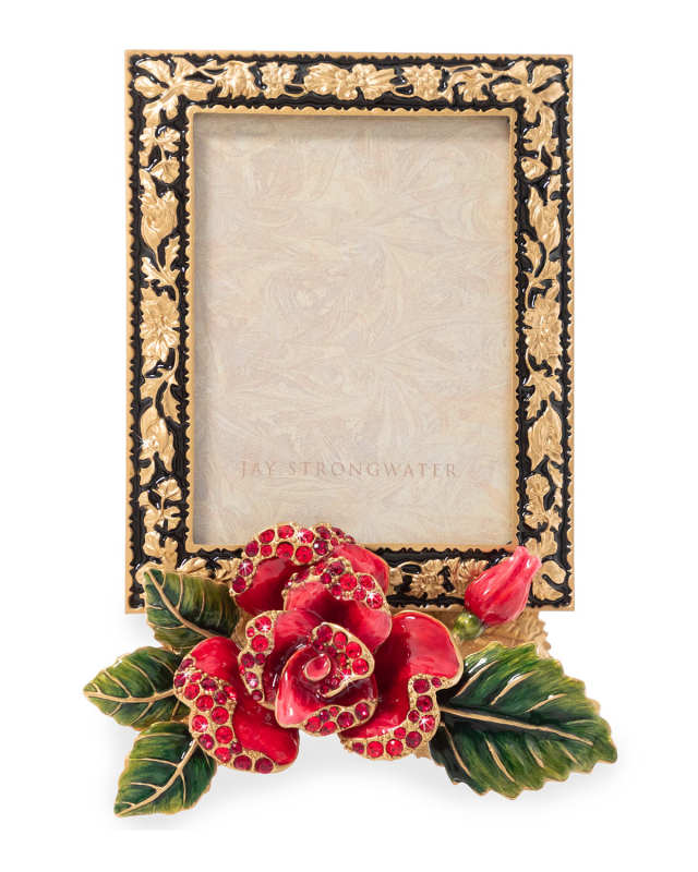 Night Bloom Rose Frame, 3" x 4"