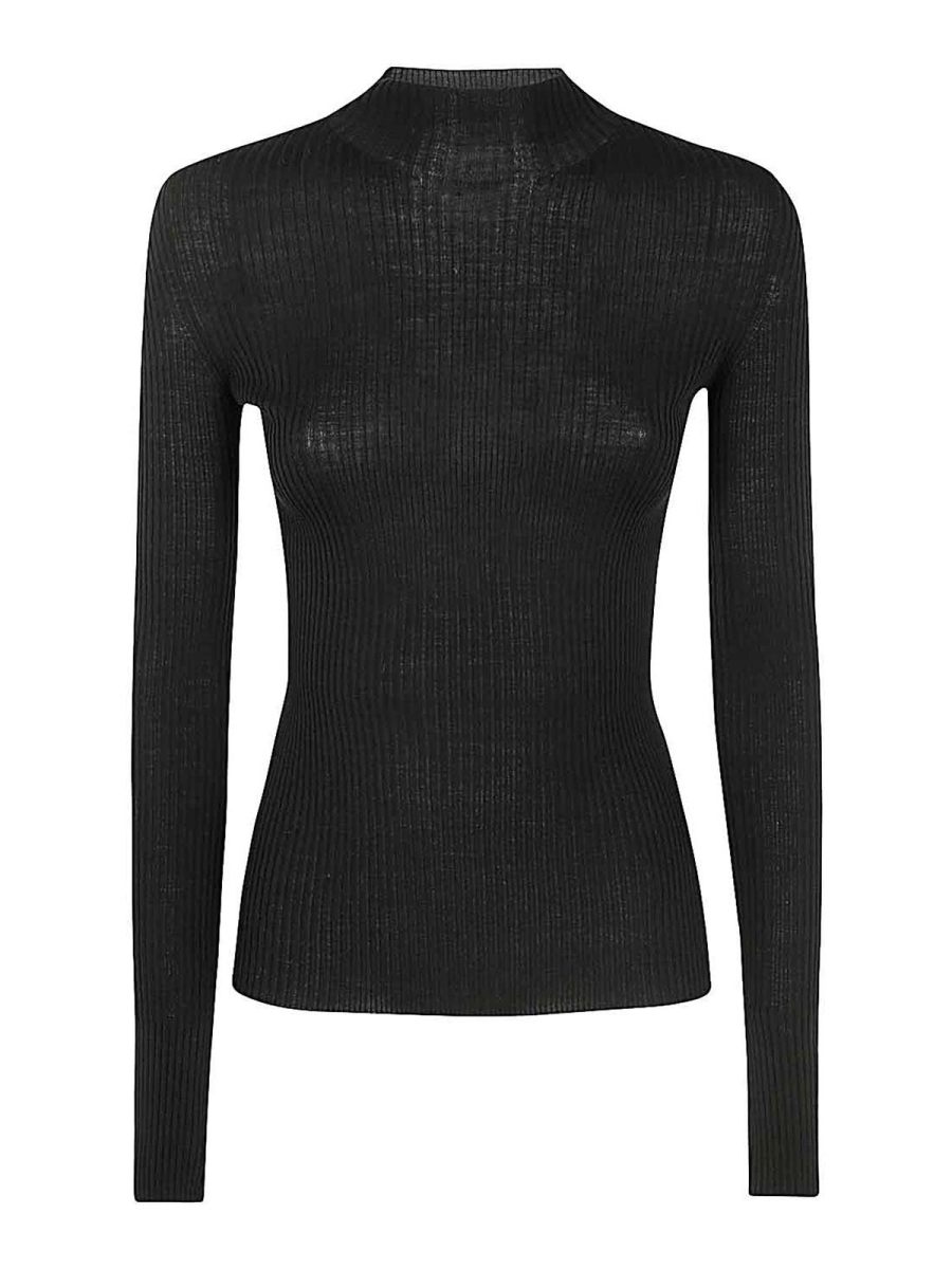 MRZ Pull Col Roulé - Noir