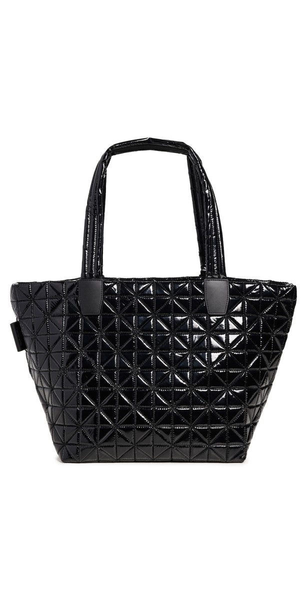 Vee Collective Vee Tote Medium Black Vinyl