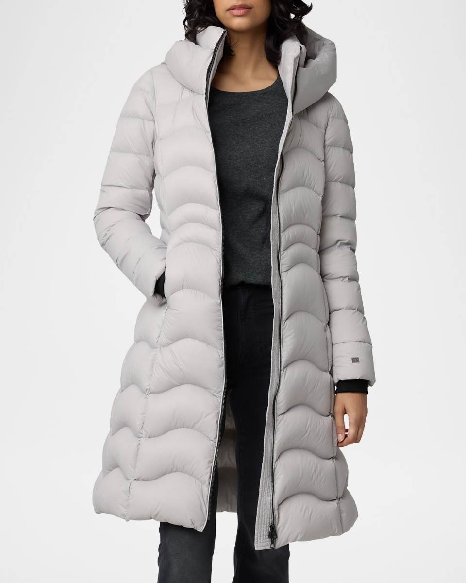 Lita-V Lightweight Down Parka with Hood