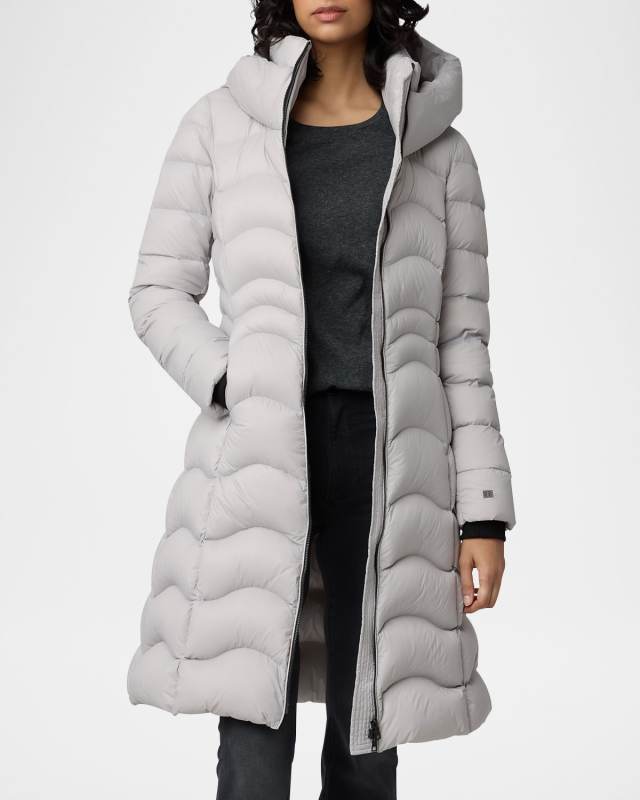 Lita-V Lightweight Down Parka with Hood