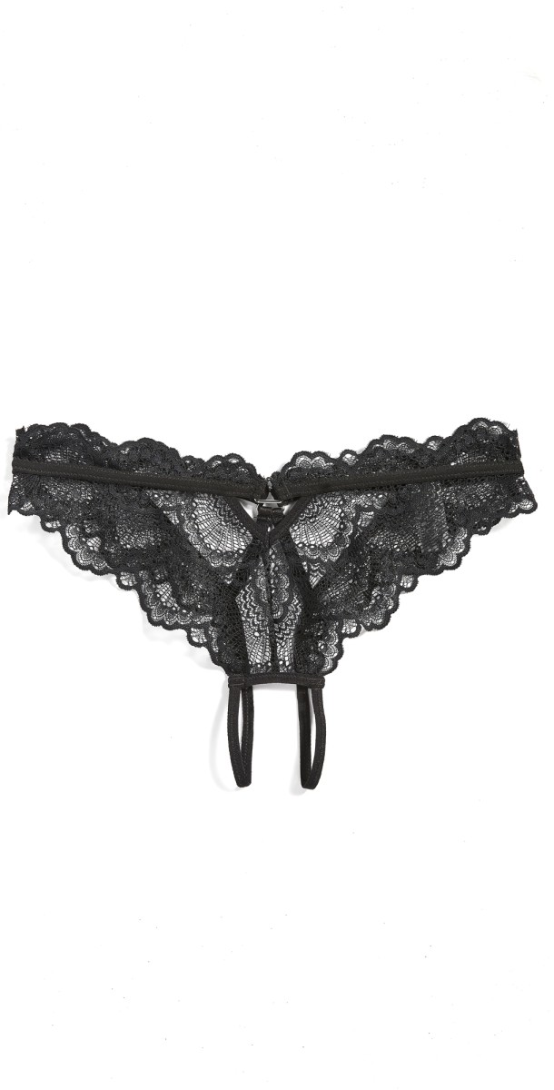 Thistle and Spire Kane Overt Bikini Panties Black