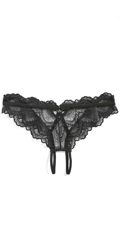 Thistle and Spire Kane Overt Bikini Panties Black