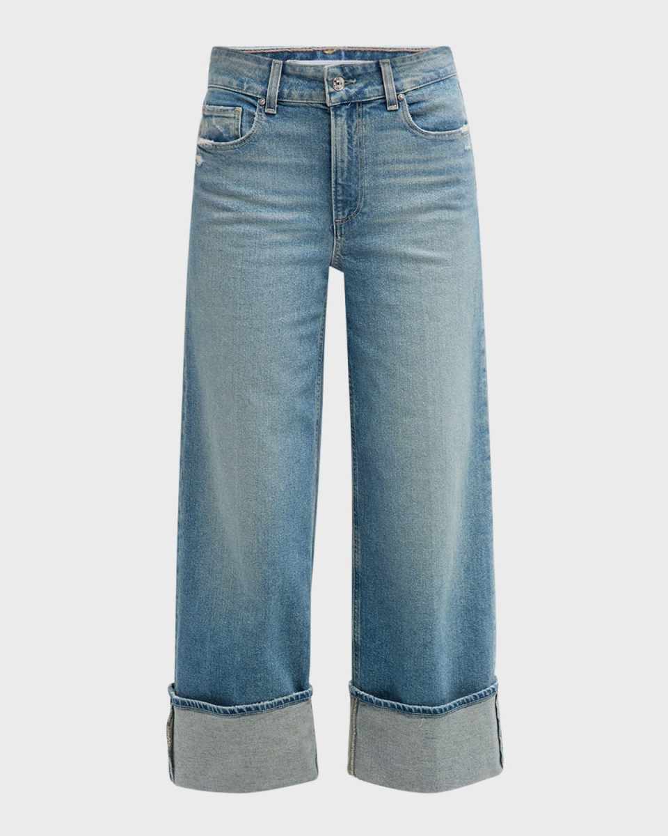 Sasha Wide Cuff Ankle Jeans