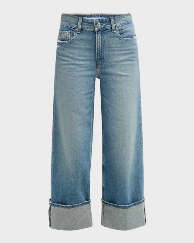 Sasha Wide Cuff Ankle Jeans