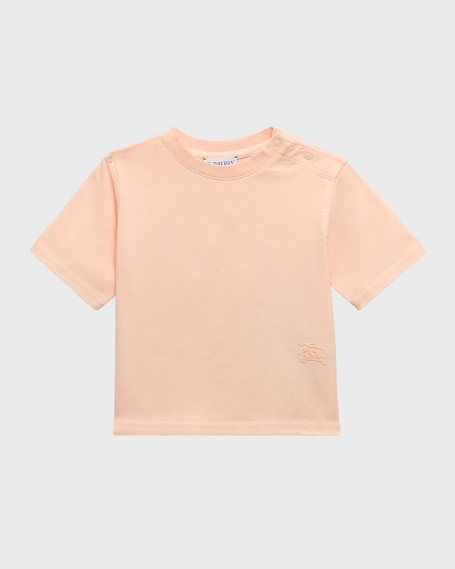 Girl's Cedar Embroidered EKD Short-Sleeve T-Shirt, Size 6M-2
