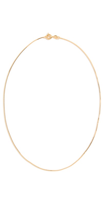 Alexa Leigh Mini Snake Necklace Gold