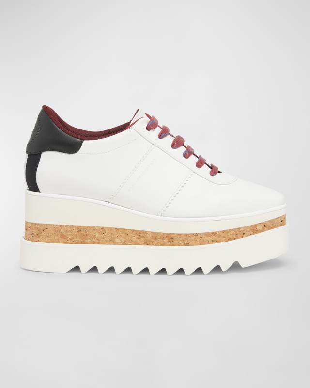 Sneakelyse Vegan Logo Platform Loafers
