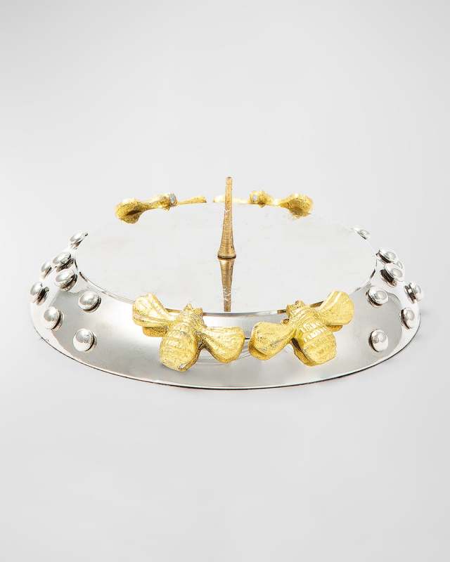 Bee Pillar Candle Holder