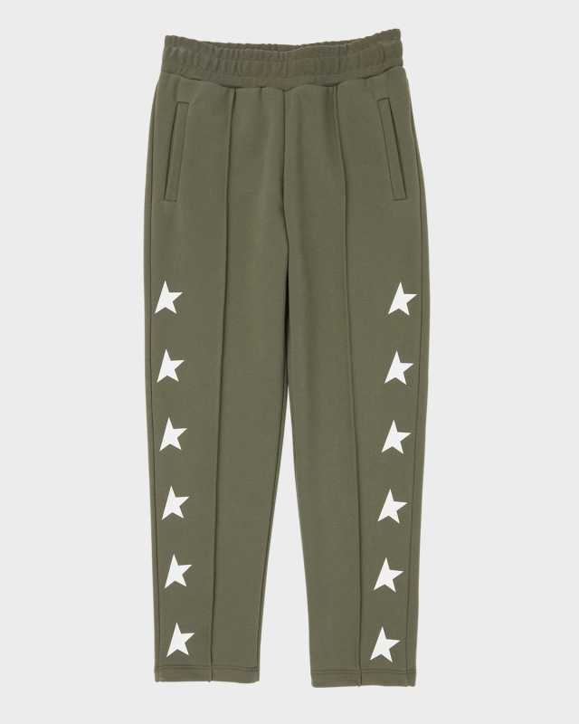 Boy's Star Tapered Joggers, Size 4-10