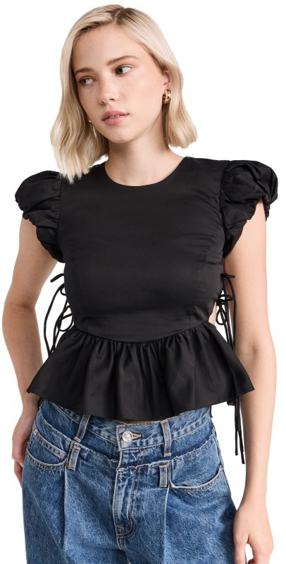 Allina Liu Matisse Top Onyx