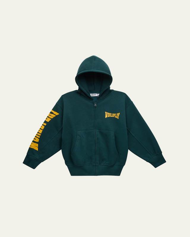 Boy's Mazz Wordpla Printed Hoodie, Size 4-7