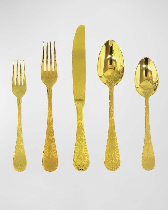Casablanca Oro 5-Piece Flatware Set