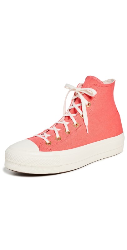 Converse Chuck Taylor All Star Lift Sneakers Watermelon Slushy/Egret/White