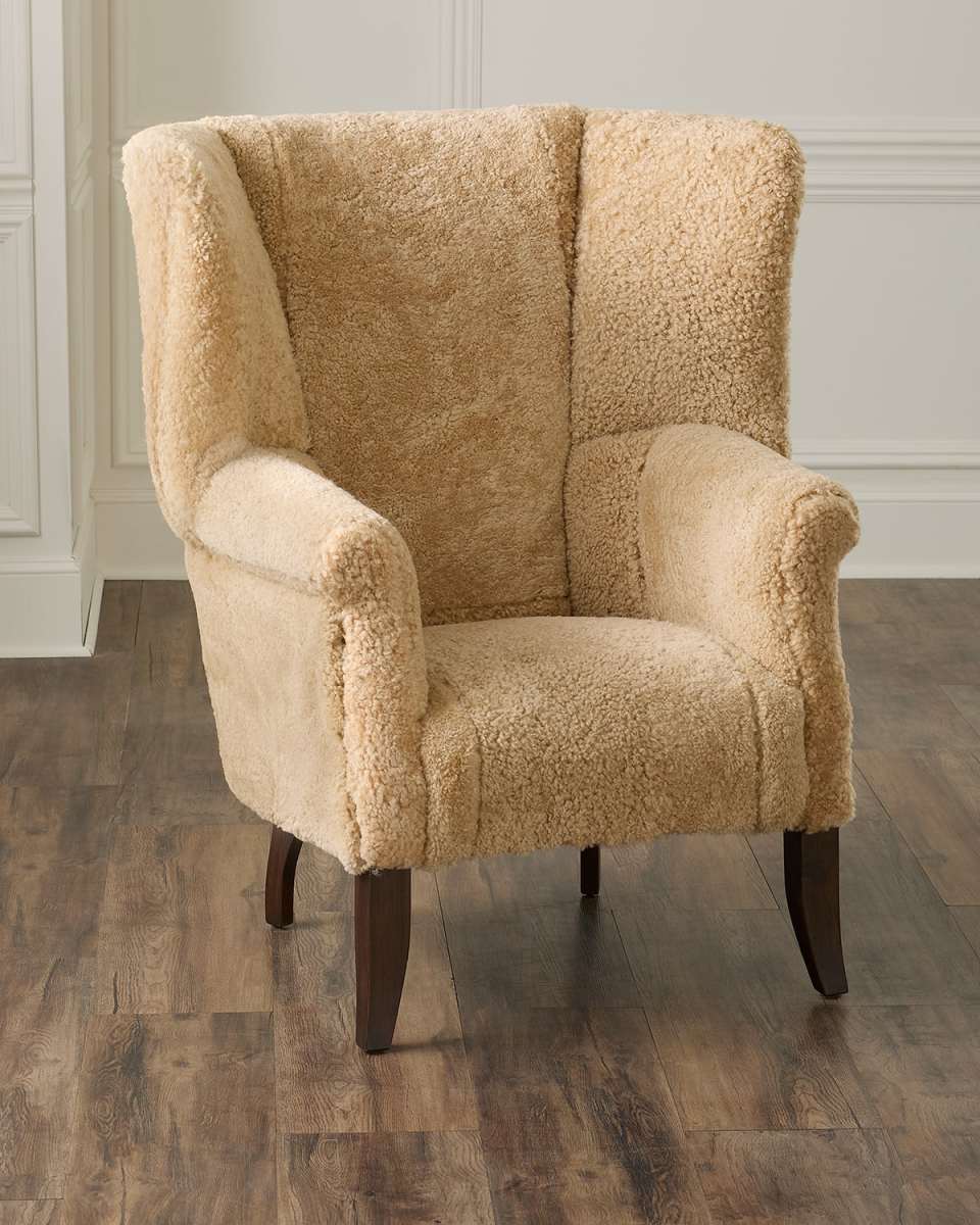 Tanal Sheepskin Wing Chair