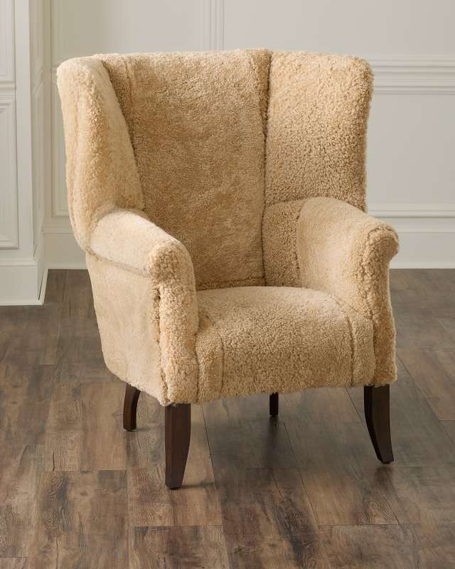 Tanal Sheepskin Wing Chair
