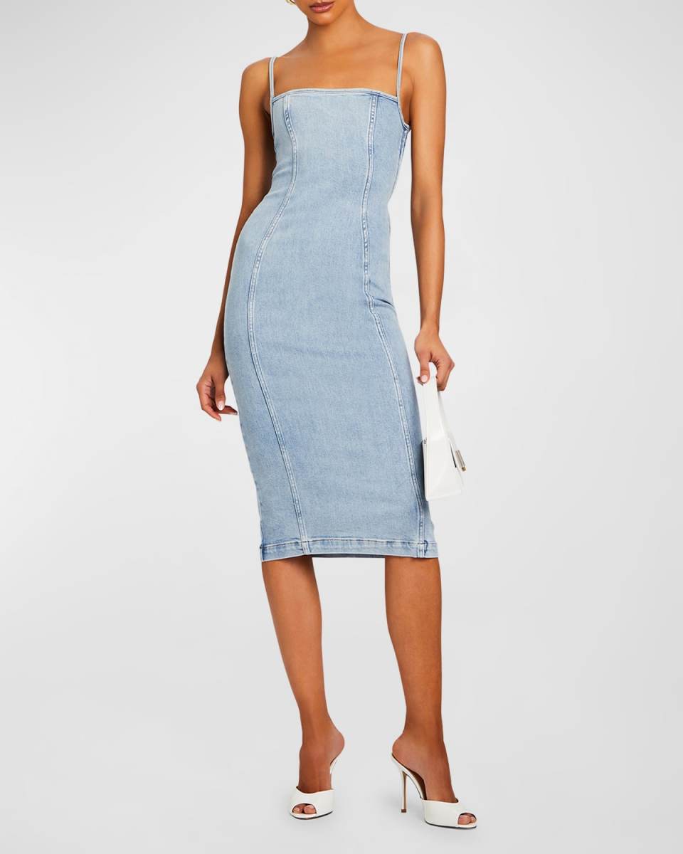 Fran Denim Midi Dress