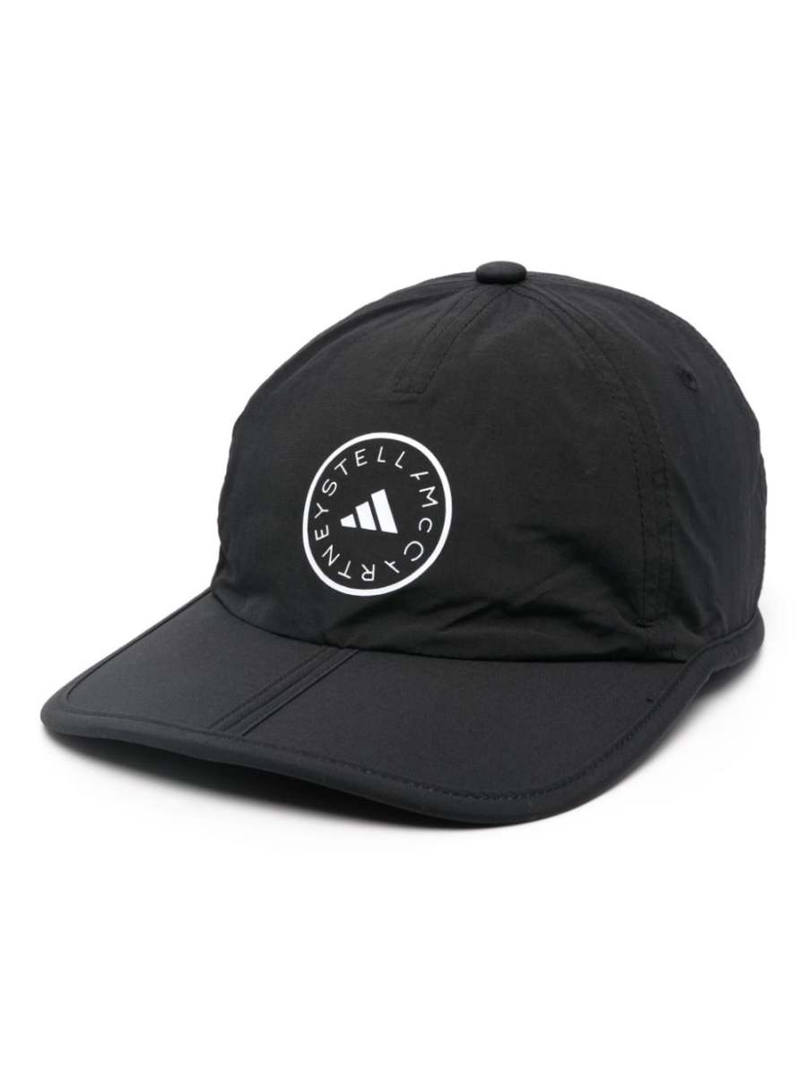 logo-print cap