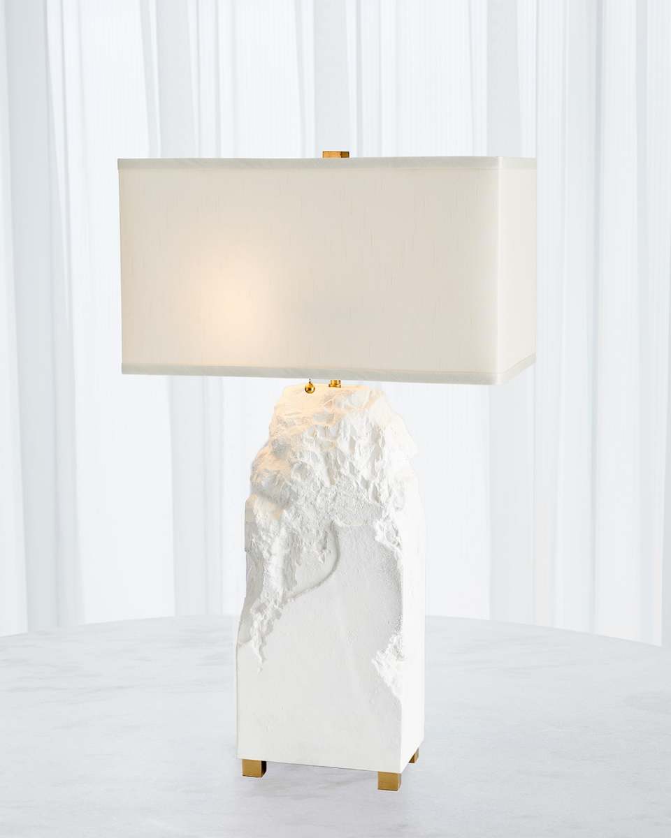 Chiseled Block 32" 2-Light Table Lamp