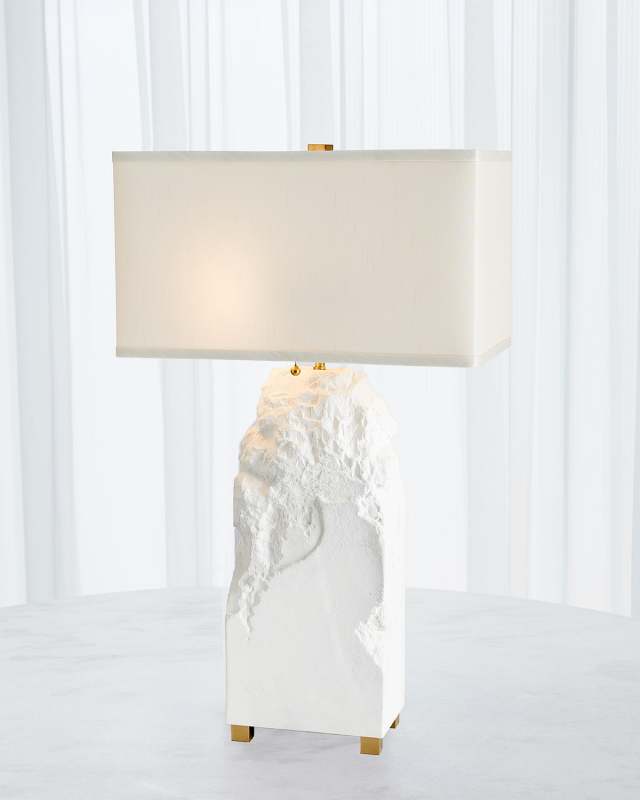 Chiseled Block 32" 2-Light Table Lamp
