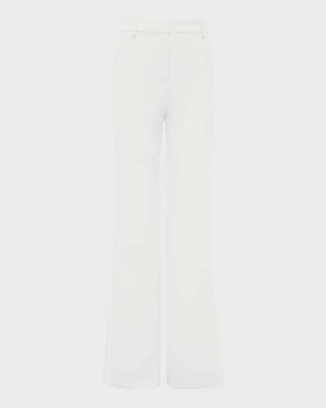 Gavin Wide-Leg Crepe Pants