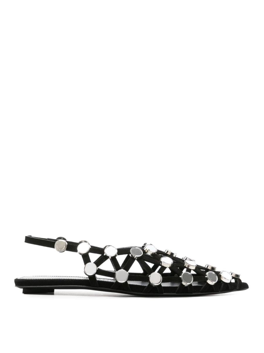 The Attico Ballerines - Noir