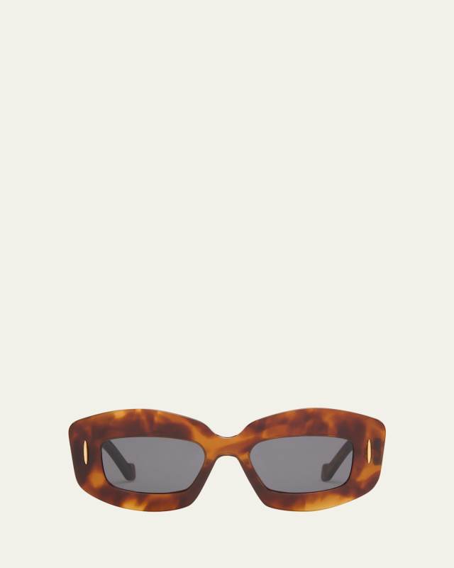Anagram Plastic Rectangle Sunglasses