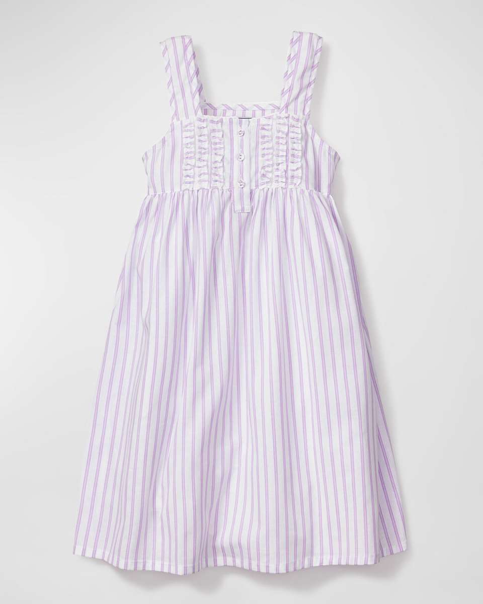 Girl's Charlotte Striped Nightgown, Size 2-12