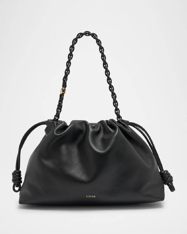 Flamenco Large Napa Lambskin Shoulder Bag