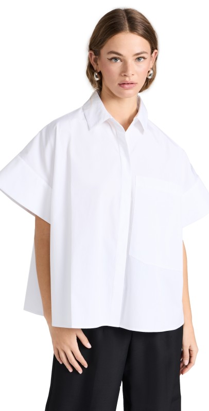 CO Boxy Short Sleeve Shirt White