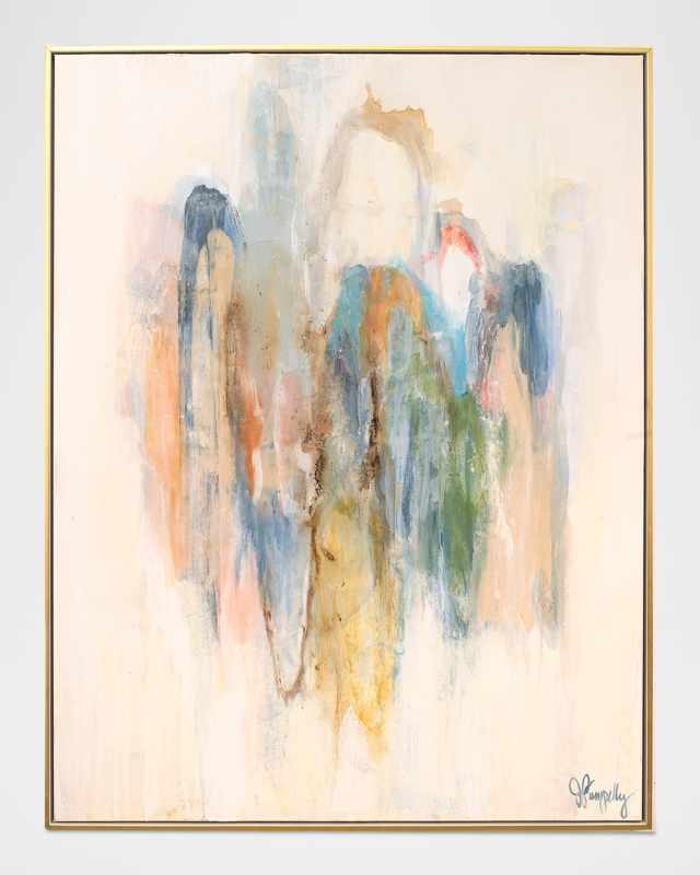 "Falling 1" Hand-Embellished Giclee