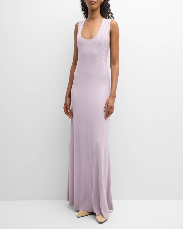 Lilo Ribbed-Knit Midi Dress