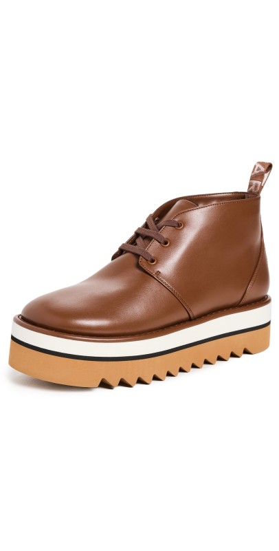 Stella McCartney Sneakelyse Eco Alter Mat Boots Tortoise Shell